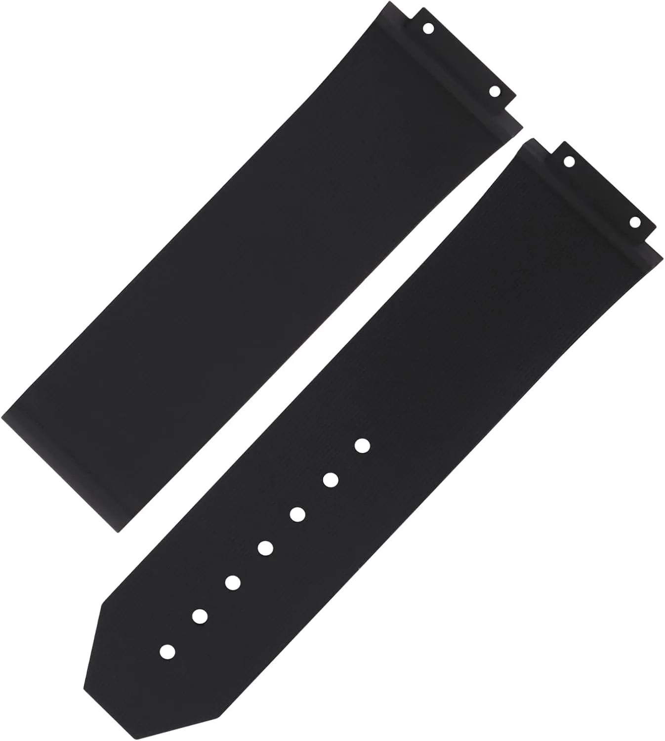 Rubber 27mm Silicone Watch Bands Replacement Fit for Hublot 19mm*27mm*24mm Watch Strap Wirstband (without metal buckle) For Women and men