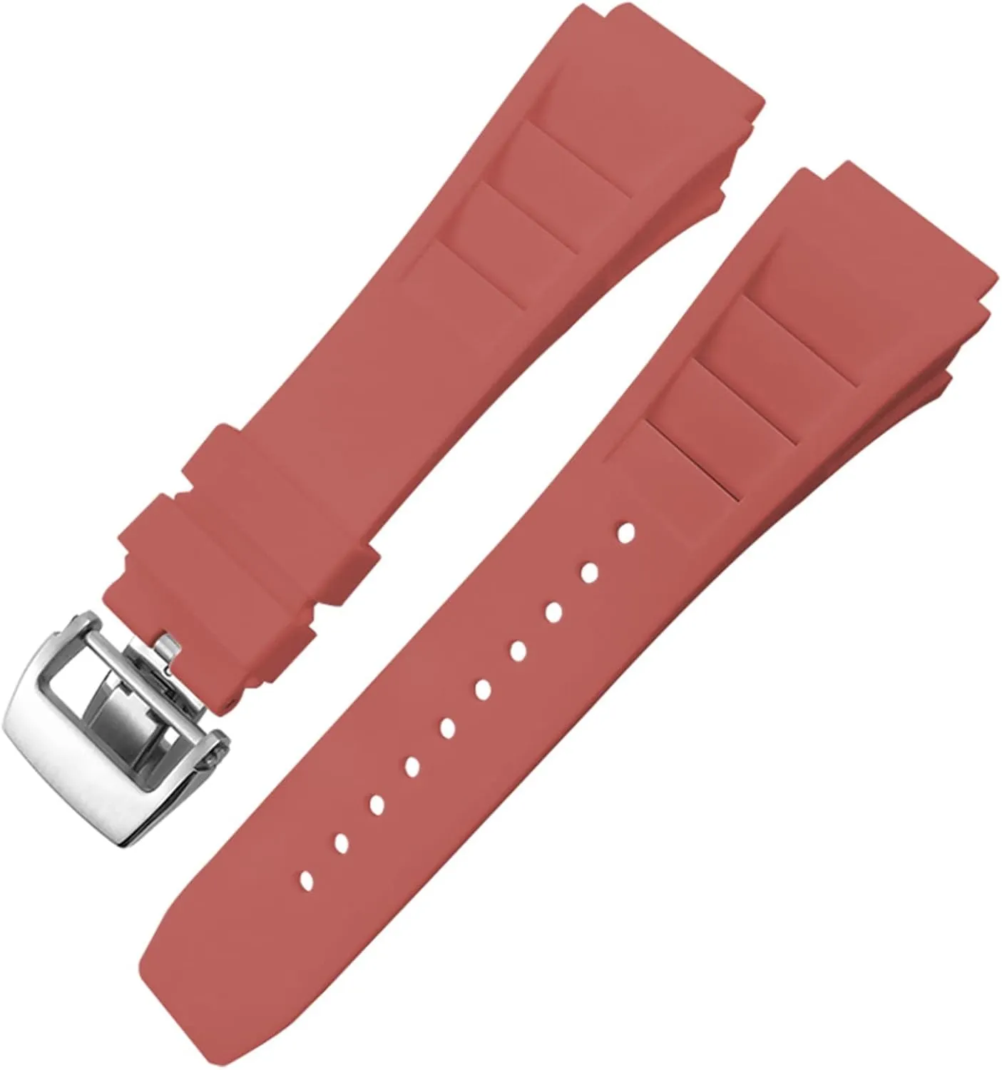 Rubber Watchband 20mm 25mm for Richard Spring Bar Silicone Mille Sport Watch Strap Soft Waterproof Wristband