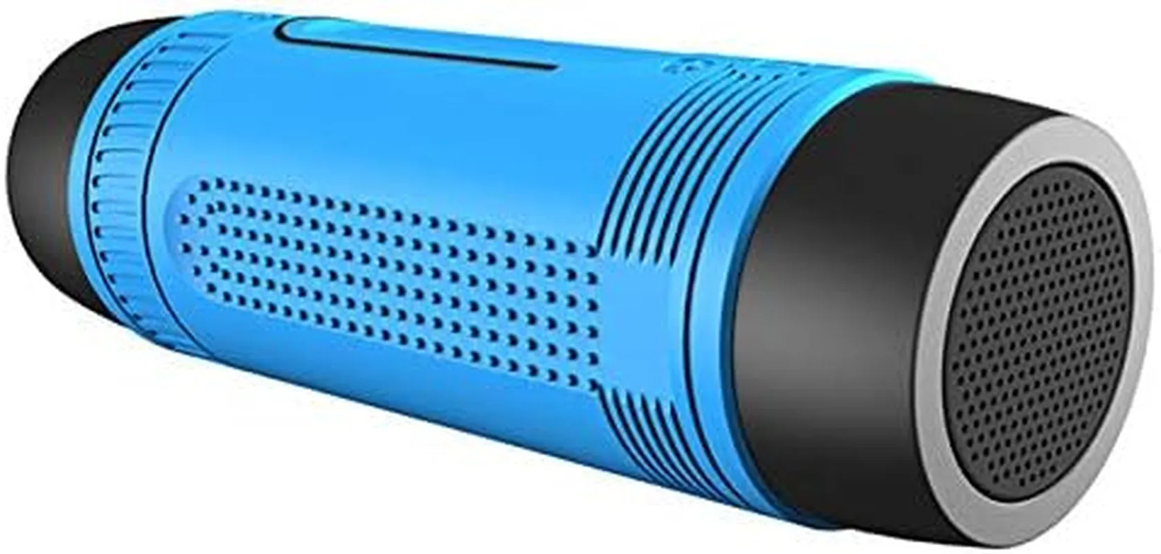 Rynx | Bluetooth Speaker, Portable Wireless Speaker, S1 Bluetooth Speaker, 4000mAh, IPX5 Waterproof, LED Flashlight, MIC/TF/AUX for Home Outdoor Hiking Camping iOS Android -Gray