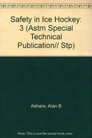 Safety in Ice Hockey (ASTM Special Technical Publication) (Astm Special Technical Publication// Stp) Hardcover – January 1, 2000