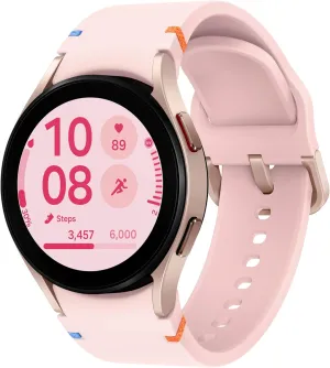 SAMSUNG Galaxy Watch FE 40mm LTE AI Smartwatch w/Fitness Tracking, BIA Sensor, Personalized HR Zones, Heart Rate Tracker, Sleep Monitor, 2024, Pink Gold [US Version, 1Yr Manufacturer Warranty]