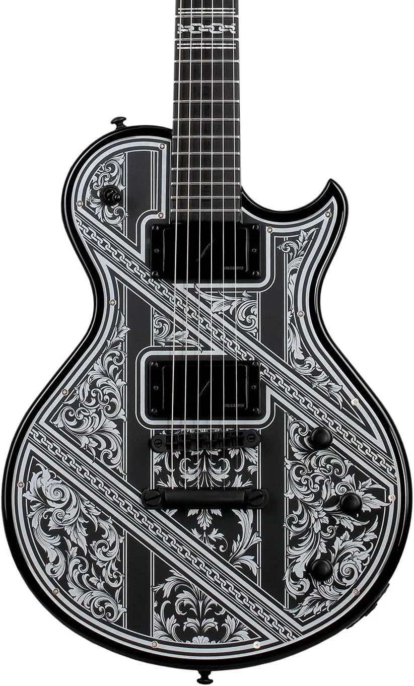 Schecter Solo II Przym Palladium Electric Guitar - Gloss Black, Przym