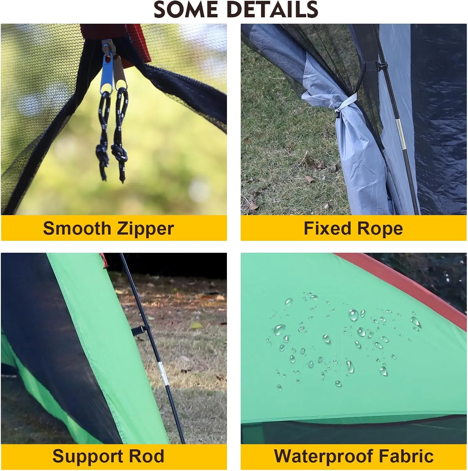 Screened Camping Tent Weatherproof Camping Canopy Camping Tent Screen Shelter Gazebos for Patios Outdoor Activities
