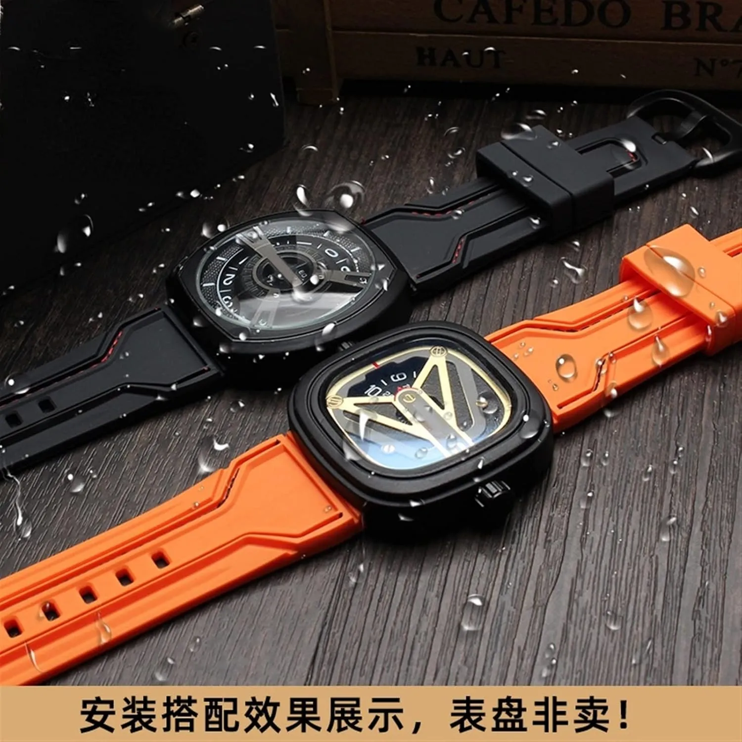 SERDAS WatchBands For Seven Friday Rubber Watch Strap Egler Waterproof Watch Band Sevenfriday P Series Yp3c/02