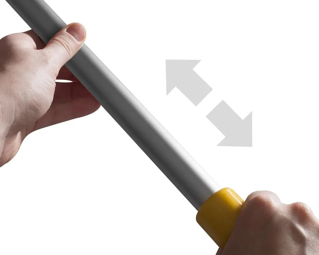 Shuttsco 26"-47" Telescoping Aluminum Replacement Handle Only – Lightweight, Adjustable Handle for Snow & Ice Removal Tools – Made in USA for Winter Use - Made in USA (Pack of 1)