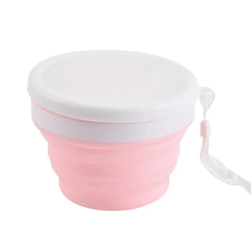 Silicone Foldable Bowl with Lid - Portable Tableware for Camping, Outdoor Travel, Kitchen Use
