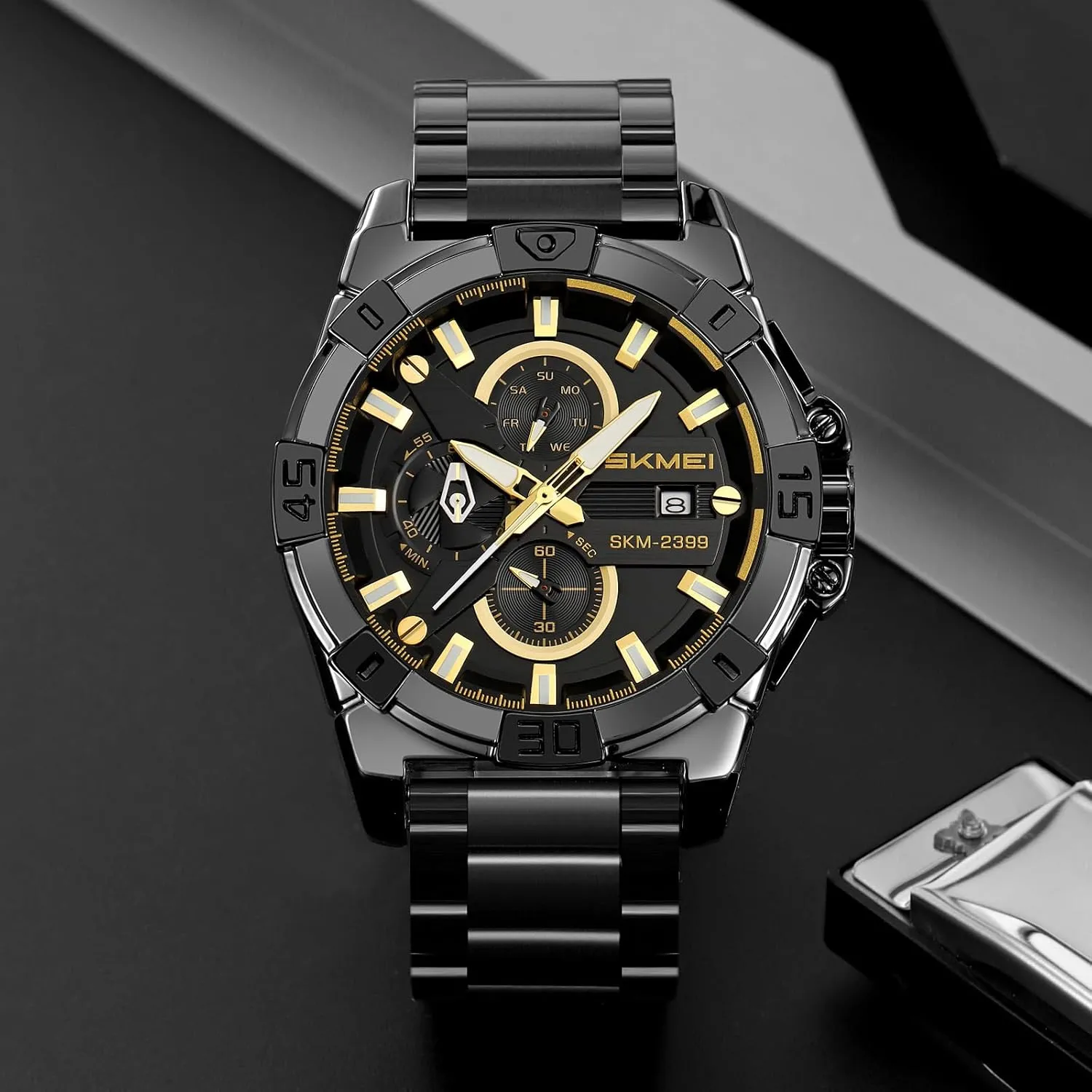 SKMEI Men's Analog Watch with Waterproof Luxury Automatic Men Watch Trendy