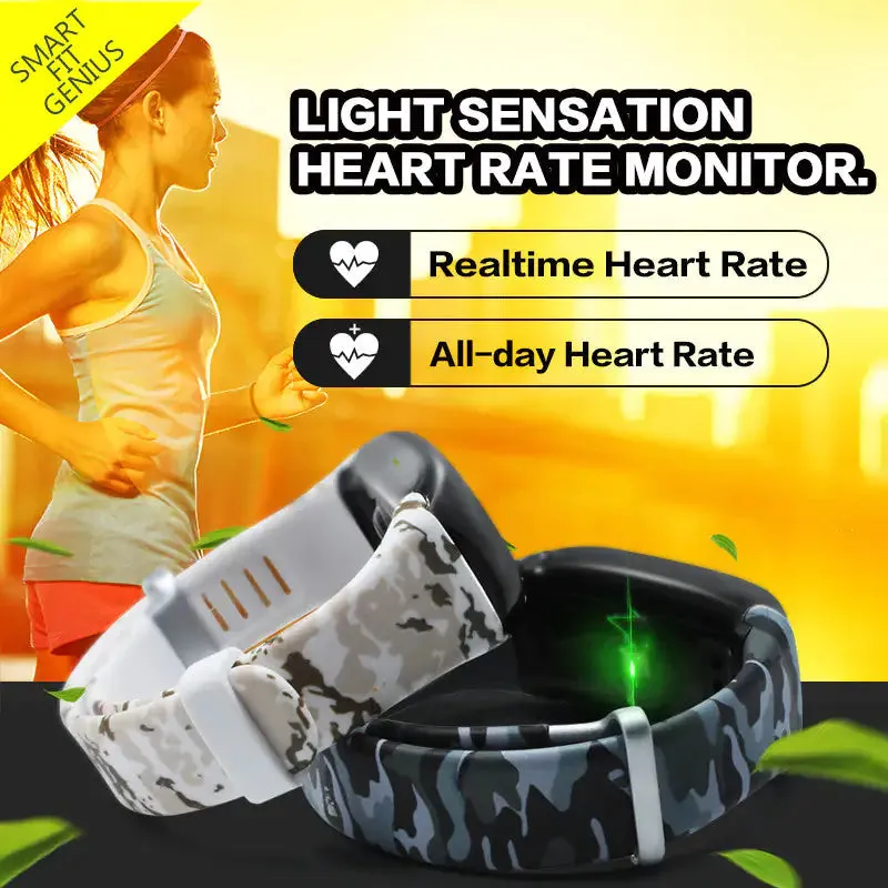 Smart Fit Genius Waterproof Real Time Heart Rate and Activity Monitor Watch