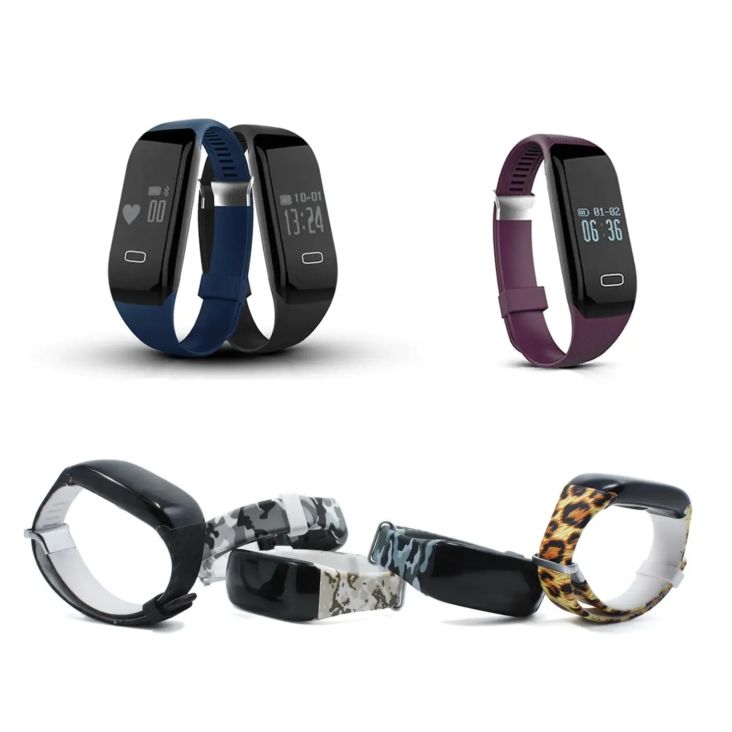 Smart Fit Genius Waterproof Real Time Heart Rate and Activity Monitor Watch