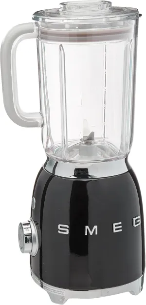 Smeg BLF01BLUS 50's Retro Style Aesthetic Blender (600 W Motor), Black