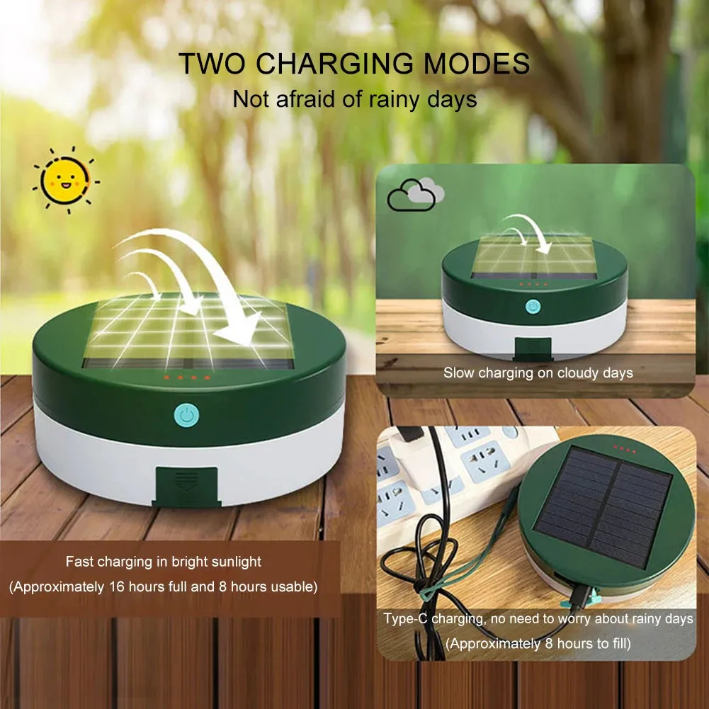 Solar Powered Camping RGB String Lights - Portable Mobile Charger with Smart APP Control for Outdoor Garden