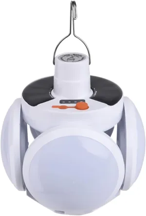 Solar Powered Soccer Lights Non Plug in Night Market Lights Outdoor Camping Stall Lights LED Energy-Saving Ultra Bright Lighting Portable Lights