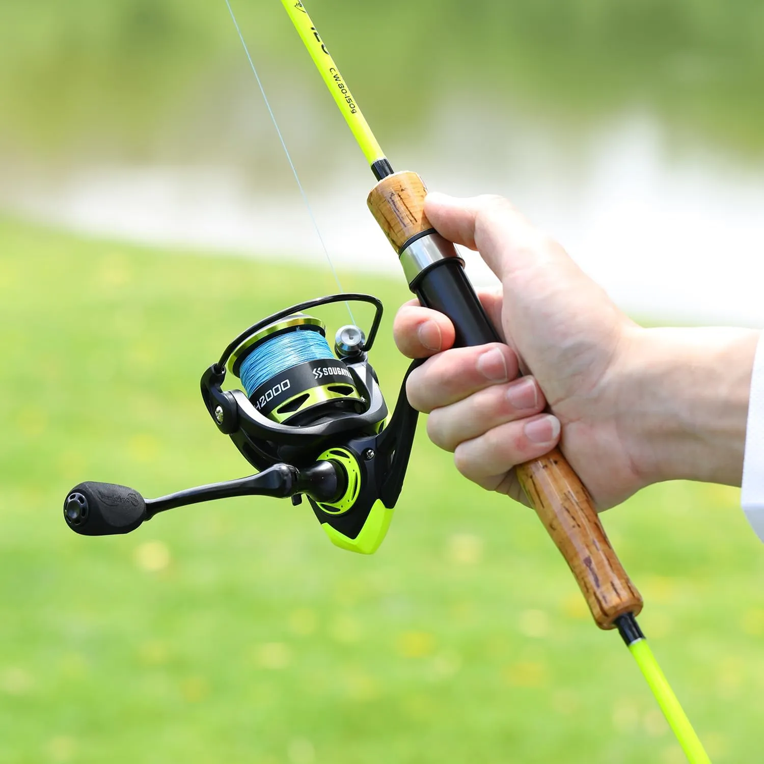 Sougayilang Spinning Fishing Reels, Carbon Fiber 17.5LBs Max Drag,5.2:1 Gear Ratio, Ultra Smooth Powerful for Inshore Boat Rock Freshwater Saltwater Fishing