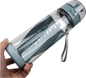 Sports Cup Sports Bottle Gym Leak-Proof and Drop-Proof Portable Shaker Outdoor Travel Bottle Plastic Drinking Cup