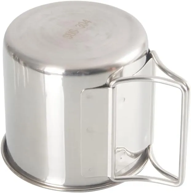 Stainless Steel 304 Camping Cup Outdoor Portable Water Cup 1PC