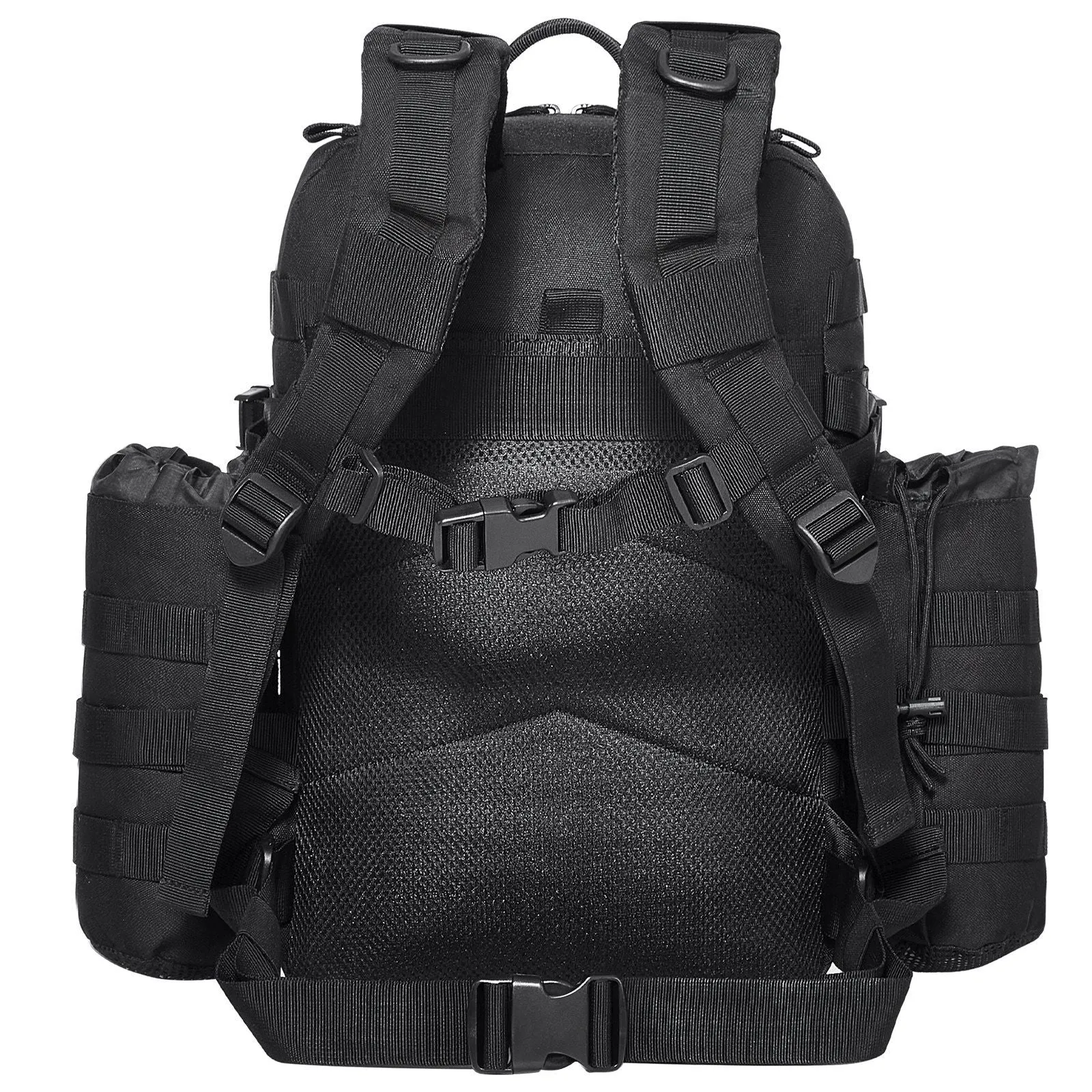 StoneBack™ 25L Tactical Pack – 500D Modular Backpack with MOLLE & Convertible Carry