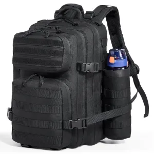 StoneBack™ 25L Tactical Pack – 500D Modular Backpack with MOLLE & Convertible Carry