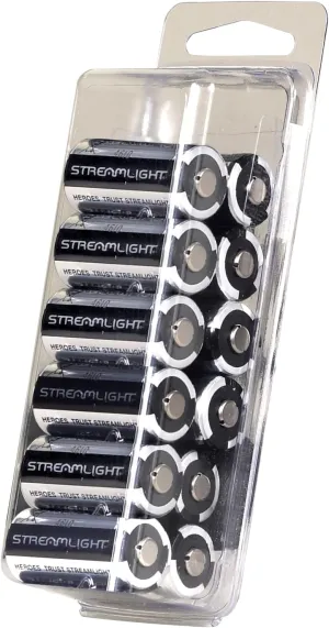 Streamlight 85177 CR123A Lithium Batteries, 12-Pack