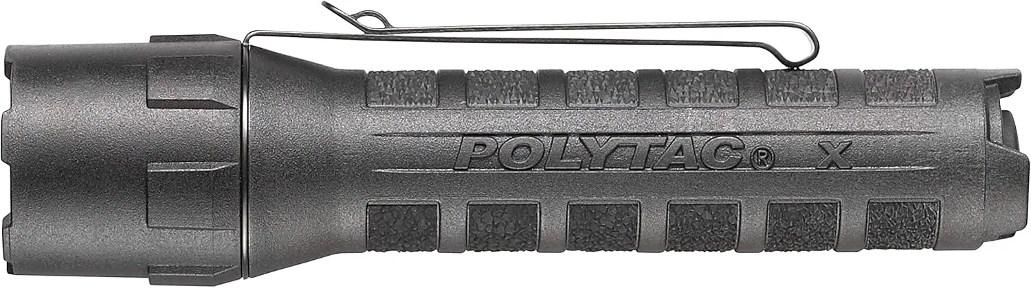 Streamlight 88603 PolyTac X 600-Lumen Multi-Fuel Professional Flashlight, Box, Black