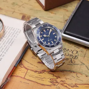 Submariner, Retro Dive Watch with 200m Waterproof, Military Watch for Men