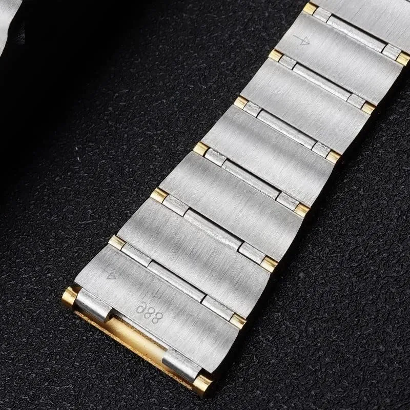 Suitable for Omega stainless steel strap 17mm 18mm 23mm 25mm solid metal strap steel bracelet