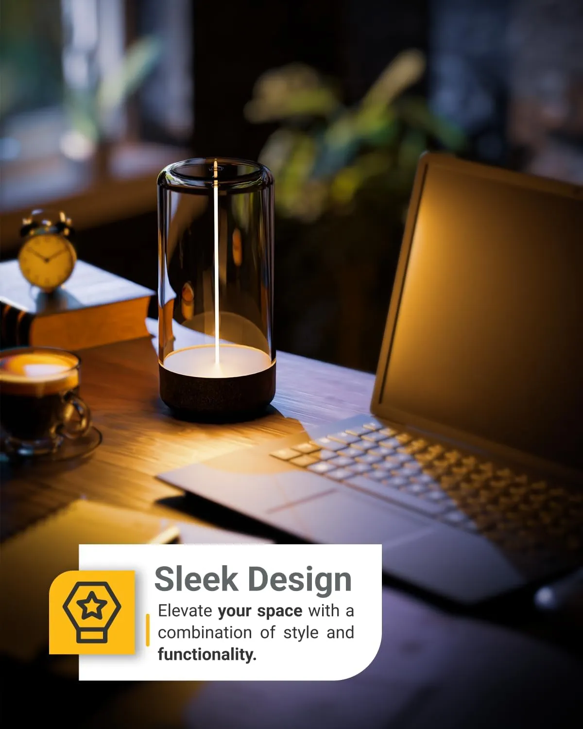 Sunco Magnetic Filament Light Rechargeable Table Lamps Minimalist Flexible LED Camping Lamp Dimmable Cordless 1W 55 LM 2700K Soft White 3-Step Dimming 10%-100% USB-C Rechargeable