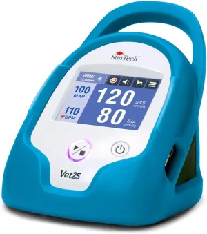 SunTech Vet25 Veterinary Continuous Interval Blood Pressure Monitor (Peacock Blue)