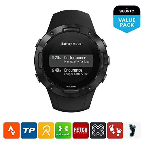 SUUNTO 5 Multisport GPS Watch with Wrist-Based Heart Rate Sensor