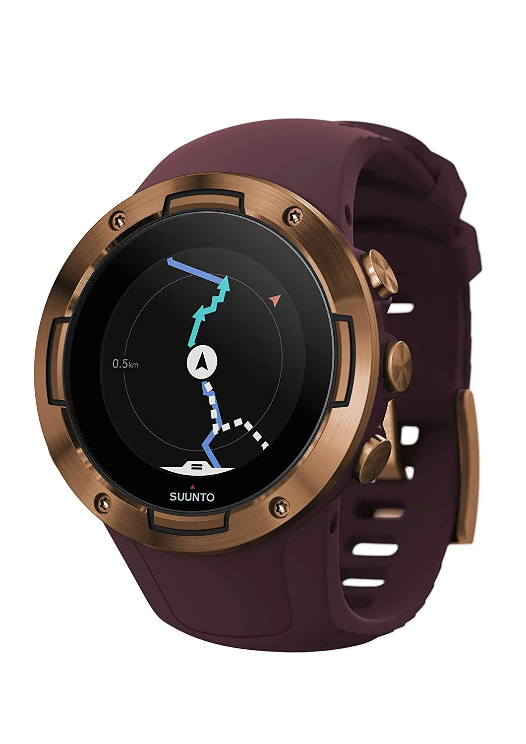 SUUNTO 5 Multisport GPS Watch with Wrist-Based Heart Rate Sensor