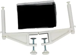 Table Tennis Net Post Set Pong Mesh Rack Exercise Portable Replacement Pong Clamp Net Practice for Outdoor
