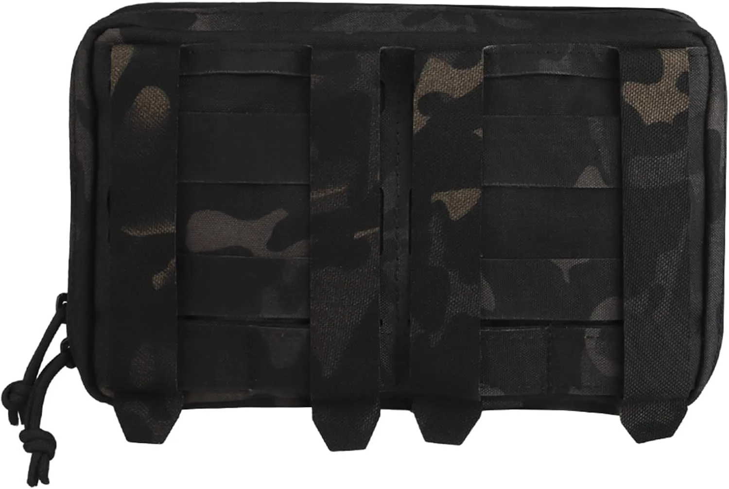 Tactical Admin Pouch Molle Attachment, GP Pouch with Two Way Zipper Closure, Slim EDC Utility Pouch for Hunting Vest or Hiking Backpack