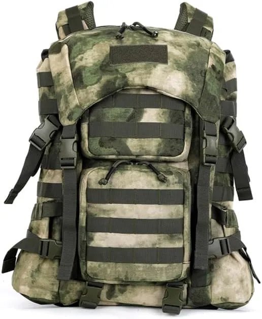 Tactical Backpack Military Molle Hiking 30L Camping Riding Tactical Outdoor Hiking Bag Trekking Bag Ruins Camouflage