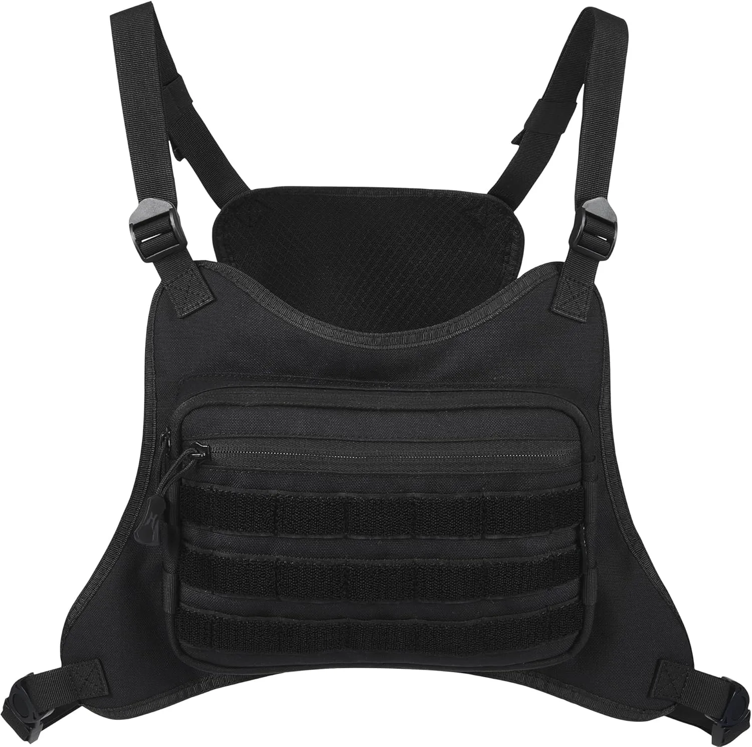 Tactical Chest Bag Military Molle Vest Pack Rig Front Body Edc Running Water Resistant Carrying Pouch for Men Women 3L