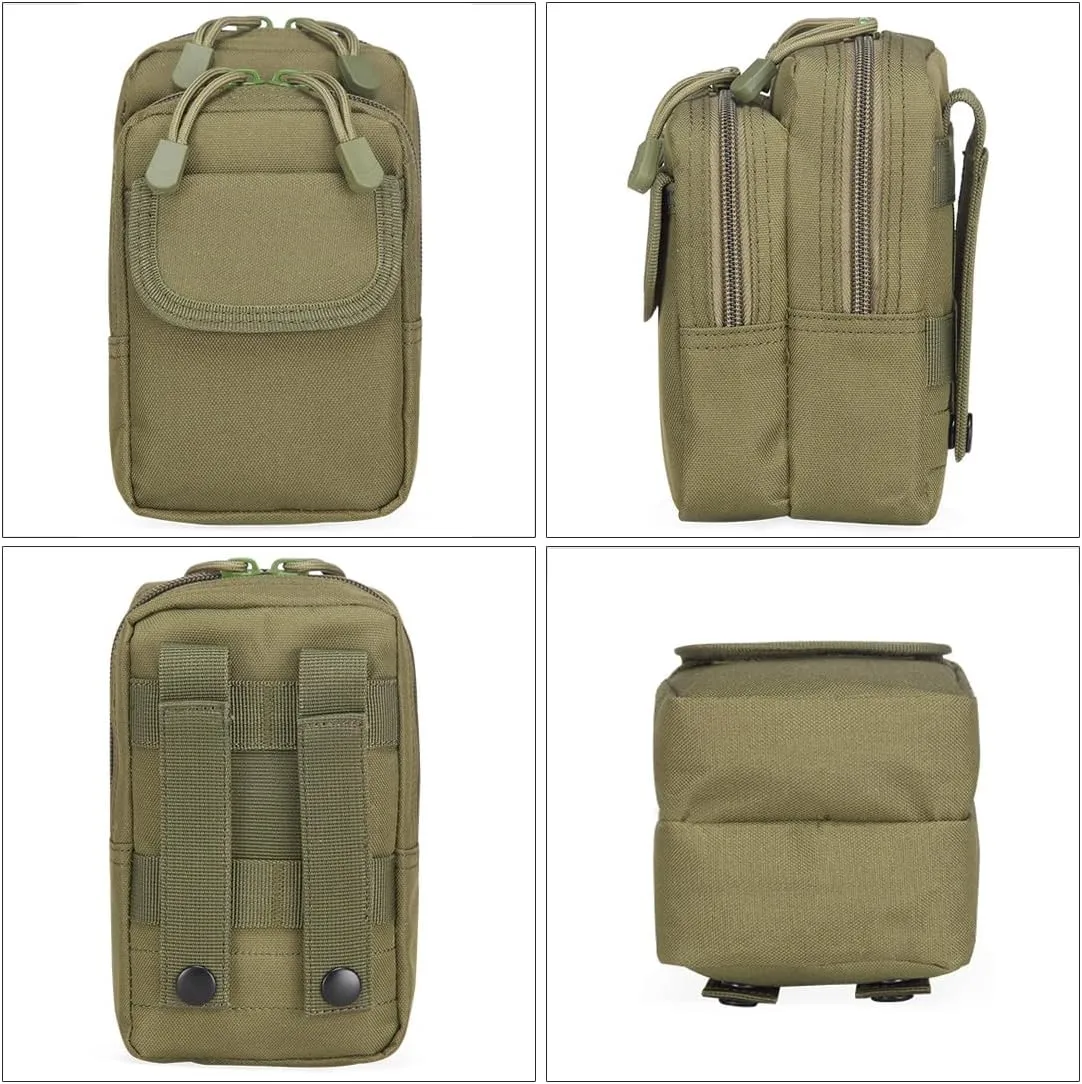 Tactical EDC Pouch Molle Utility Pouches Gadget Organizer Phone Holder Waist Pack Smartphone Pouch Tool Holster Pocket