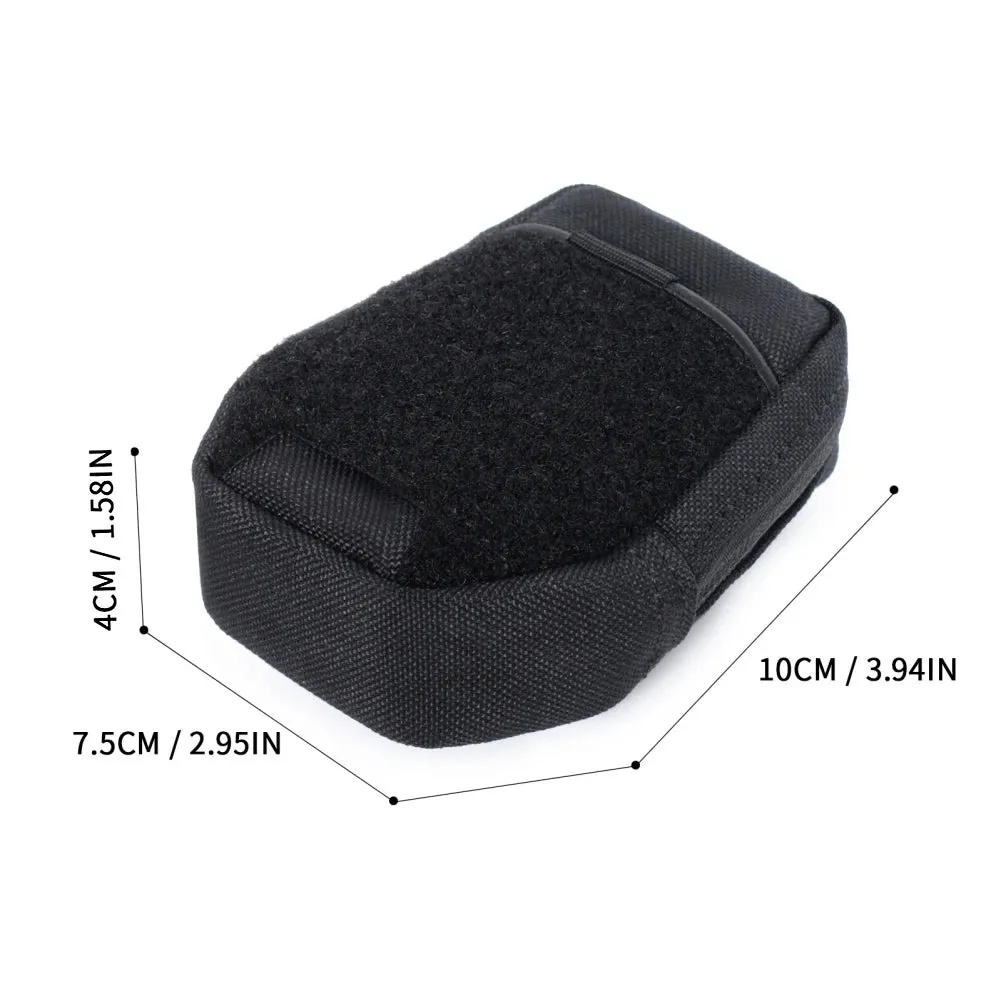 Tactical EDC Wallet Molle Pouch - Portable Key Card Holder