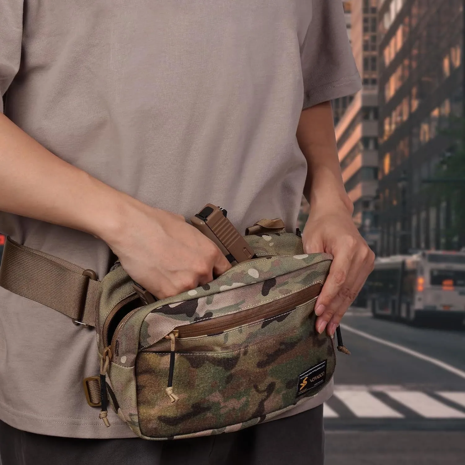 Tactical Fanny Pack EDC Waist Bag for Outdoor Activities