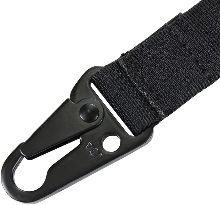 Tactical Gear Clip Clash Hook Hanging Carabiner T-Mount MOLLE Webbing Battle Belt Clip Metal Key Holder Vest Accessories