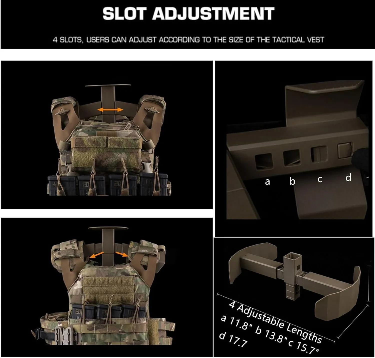Tactical Gear Stand Holder Display Rack Accessory Parts Free Assembly for Tactical Helmet Vest Belt Display