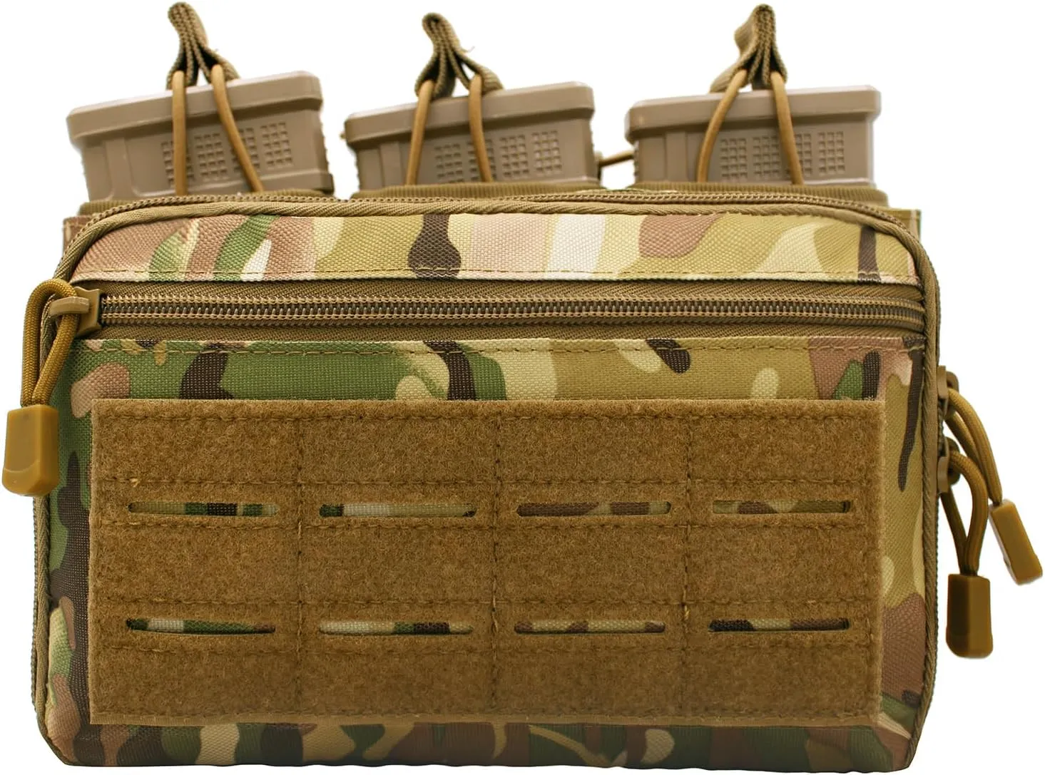 Tactical Mag Admin Pouch Molle Mag Pouch, Open Top Single/Double/Triple Magazine Pouch Holder Carrier for M4 M16 AK AR Glock M1911 92F 9mm Molle Utility Tool Pouch Medical EMT Organizer
