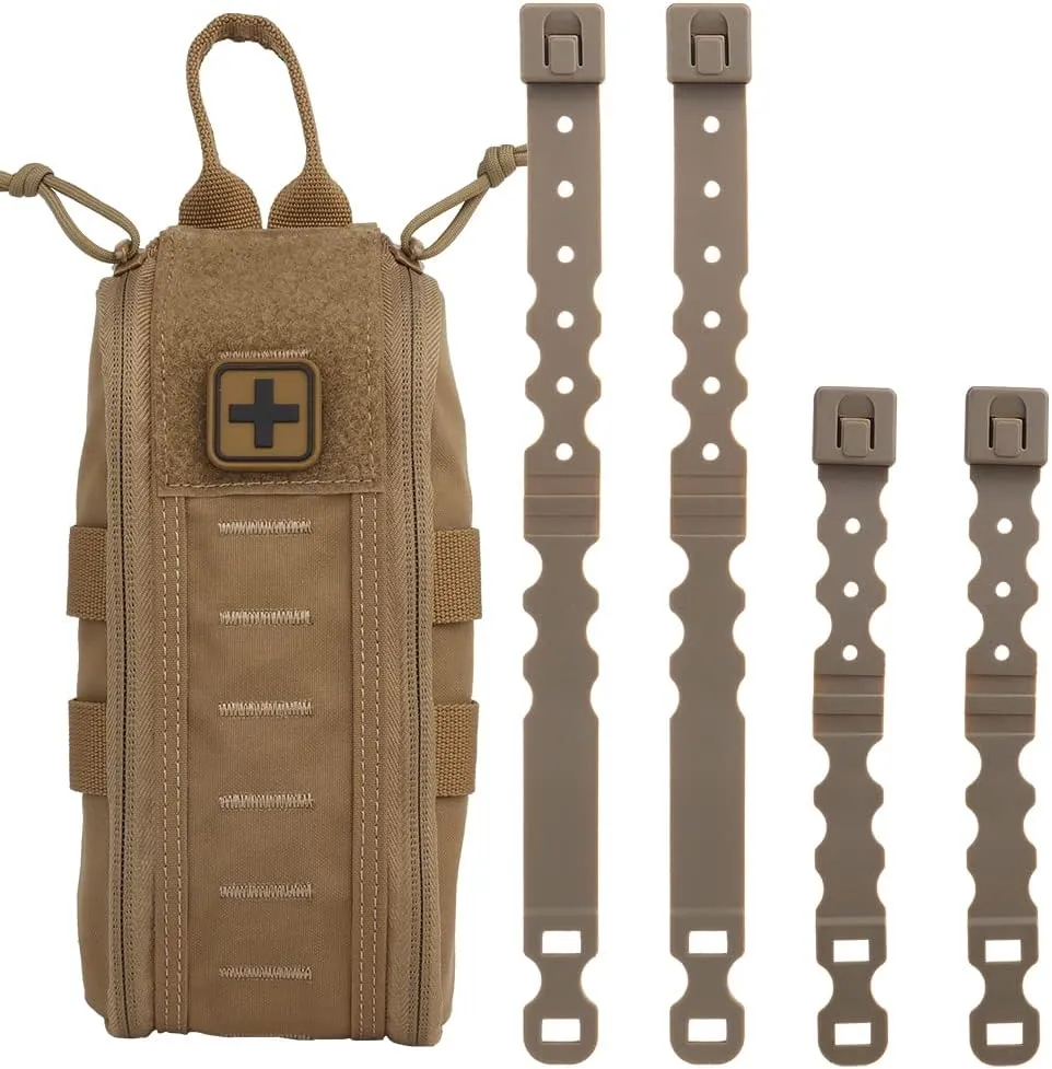 Tactical Medical First Aid Kit Military MOLLE Bag Waist Belt Pouch Quick Response Hunting Vest Bag First Aid Pack B