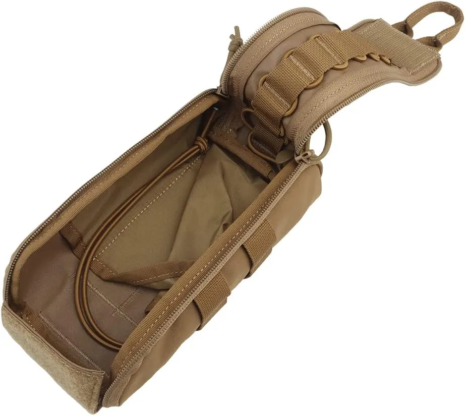 Tactical Medical First Aid Kit Military MOLLE Bag Waist Belt Pouch Quick Response Hunting Vest Bag First Aid Pack B
