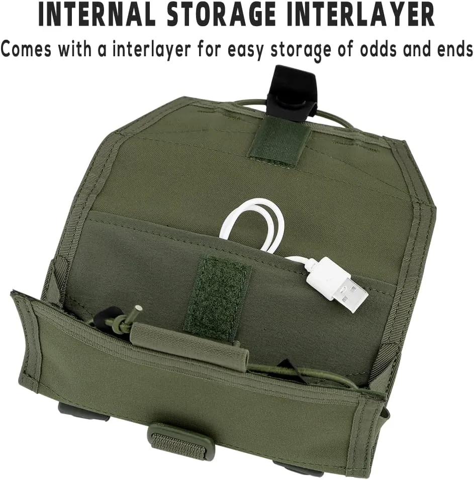 Tactical Mobile Phone Pouch Clip Bag, Phone Case EDC Tool Bag Quick Release Design Hunting Accessories Pouch