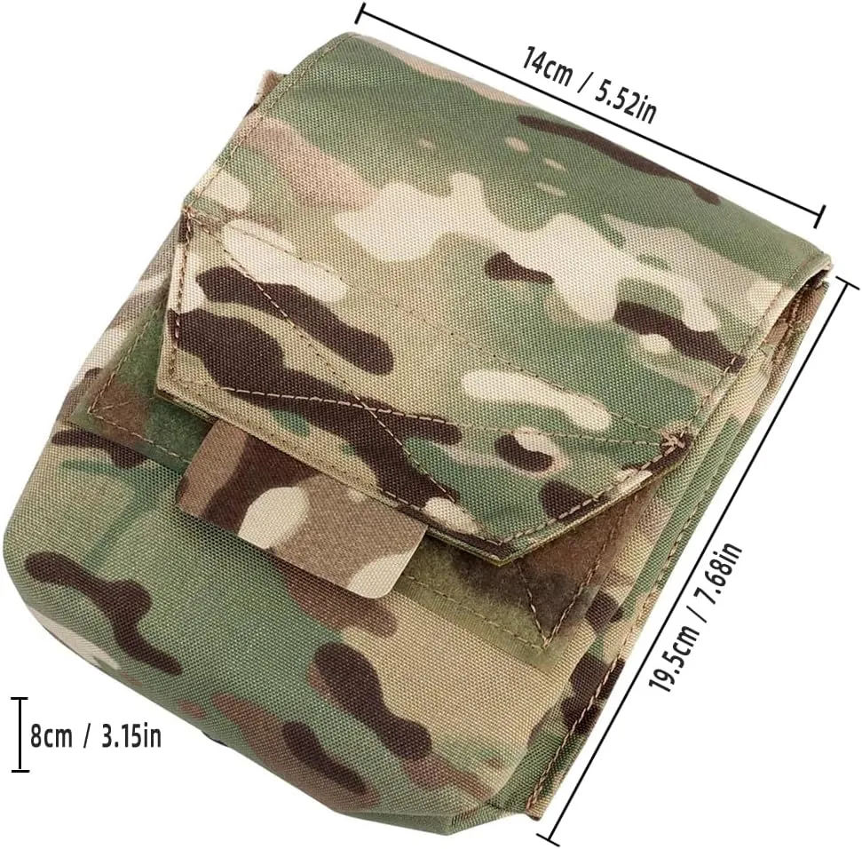 Tactical MOLLE 9MM/5.56 Mag Pouch,Multifunctional Groceries Pouch Military Utility Waist Bag Mobile Phone Fanny Pack for Vest Belt