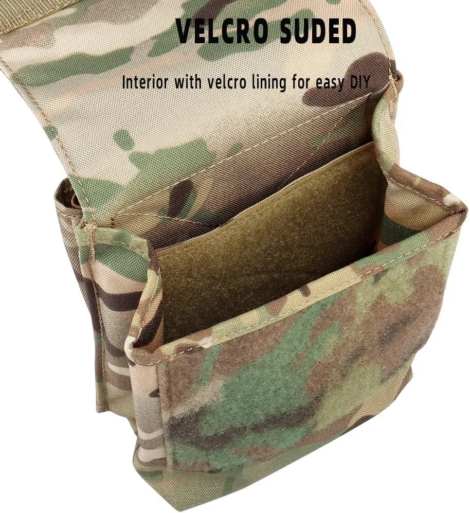 Tactical MOLLE 9MM/5.56 Mag Pouch,Multifunctional Groceries Pouch Military Utility Waist Bag Mobile Phone Fanny Pack for Vest Belt