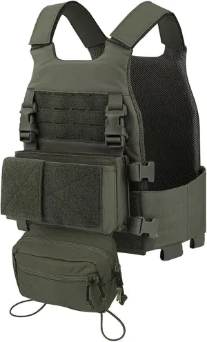 Tactical Molle Chest Rig Vest 500D Laser Cut Vest Tactical Quick Release Modular Magazine Pouch FCSK MK3 Chest Rig Backpack for Airsoft Hunting