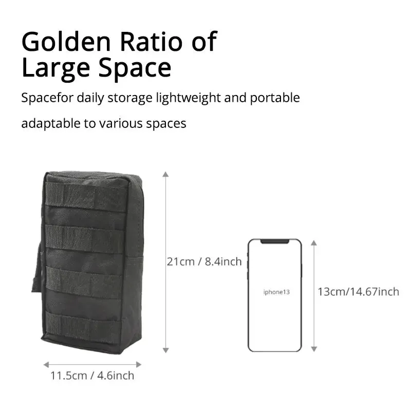 Tactical Molle Waist Bag - Military Storage Fanny Pack