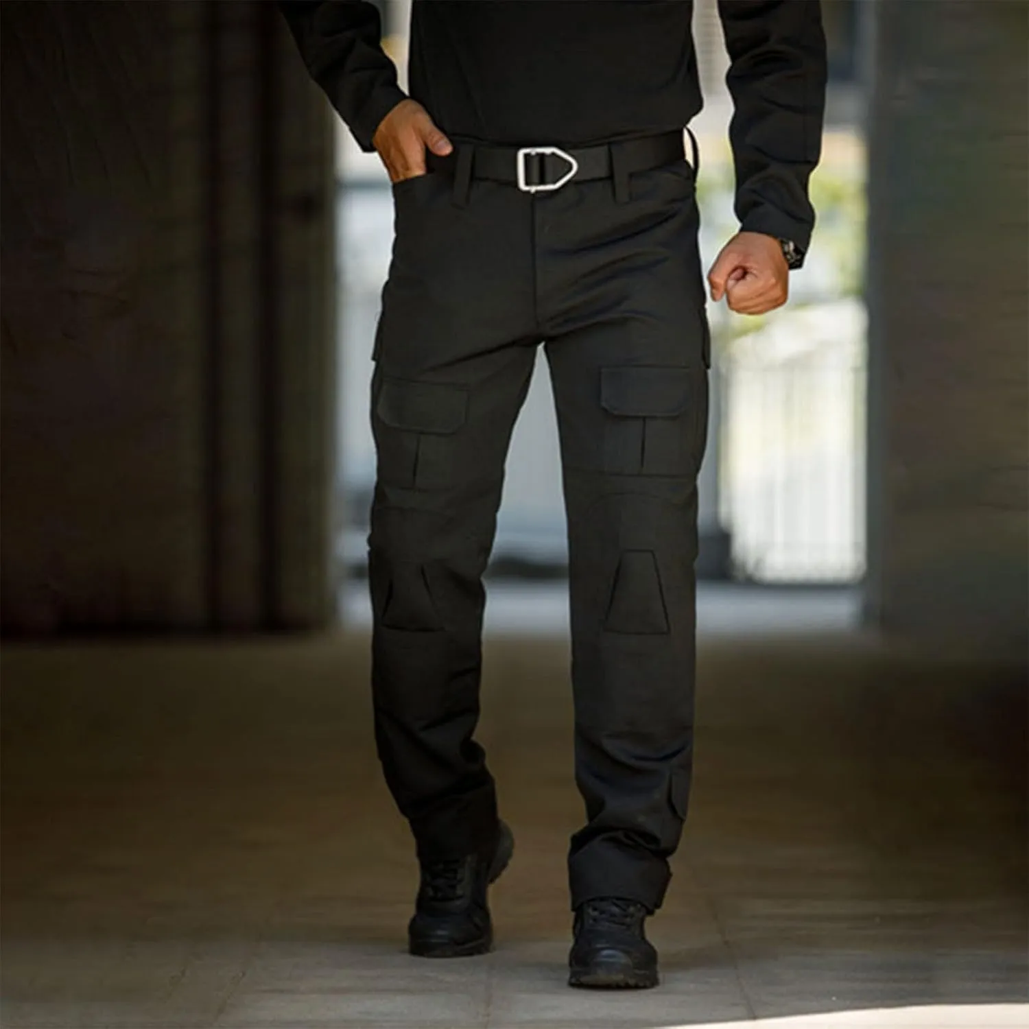 Tactical Pants for Men Outdoor Military Combat Cargo Pants Hiking Athletic Baggy Outdoor Casual Tapered Pants