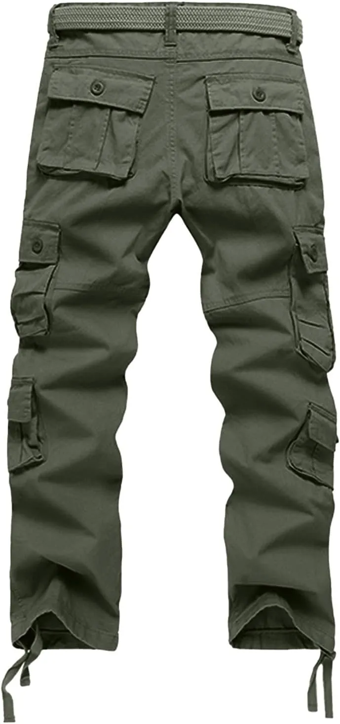 Tactical Pants for Men Stretch Ripstop Waterproof Utility Cargo Hiking Pants Lightweight Work Pant Fishing with Pockets