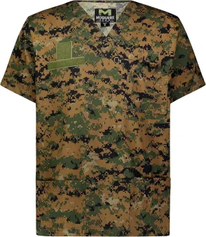 Tactical Ripstop Scrubs Top - for Nurses, Military and EMS