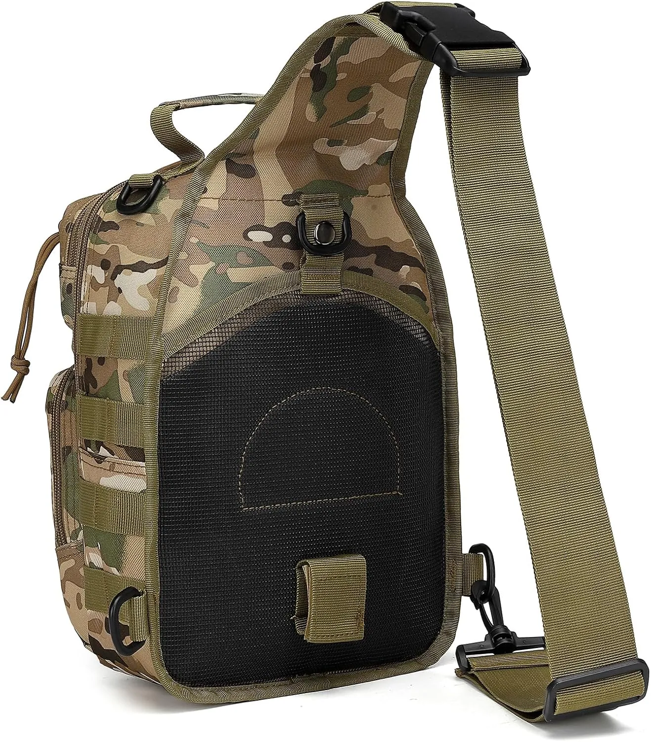 Tactical Sling Backpack Military Crossbody Bag Pack for Mens One Shoulder Holster Sling Bag 10L